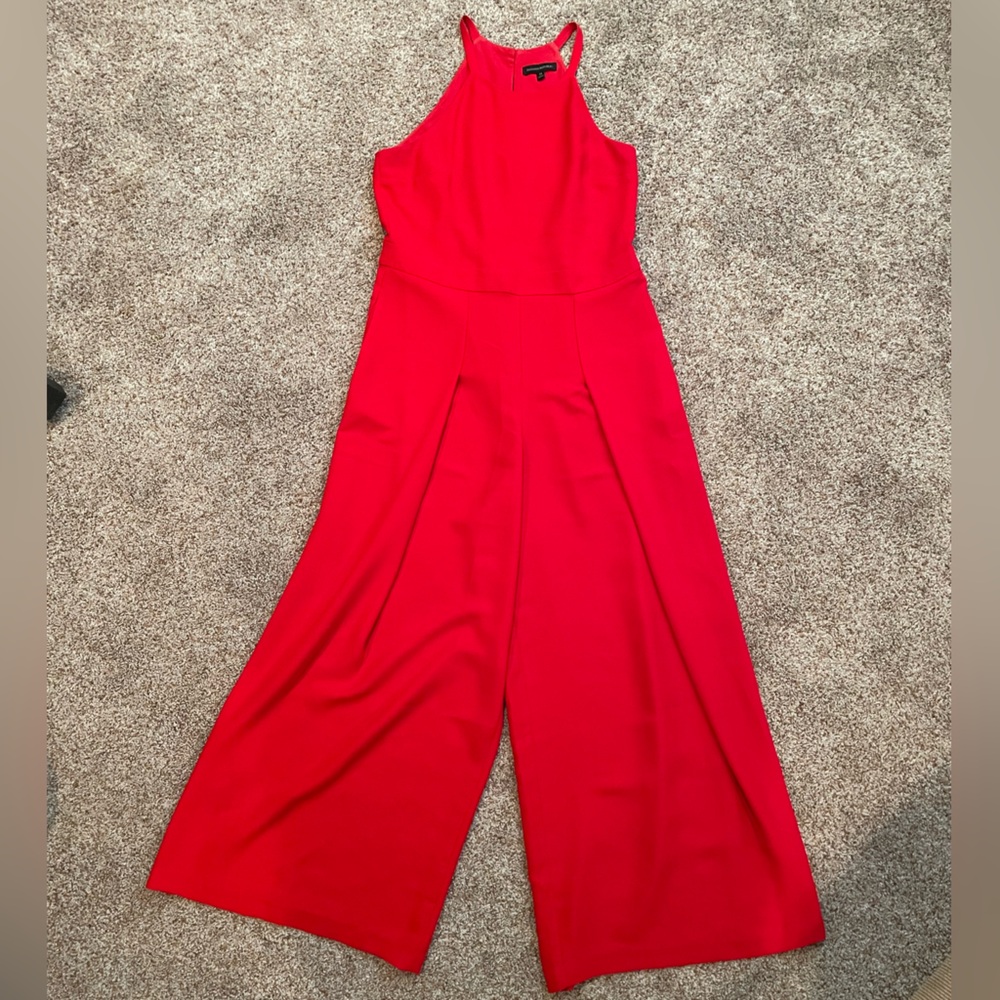 EUC red jumpsuit size 14